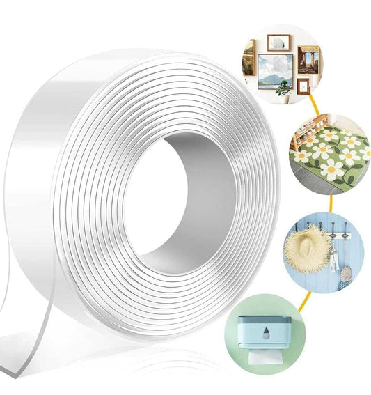 Double Sided Tape, Washable Reusable